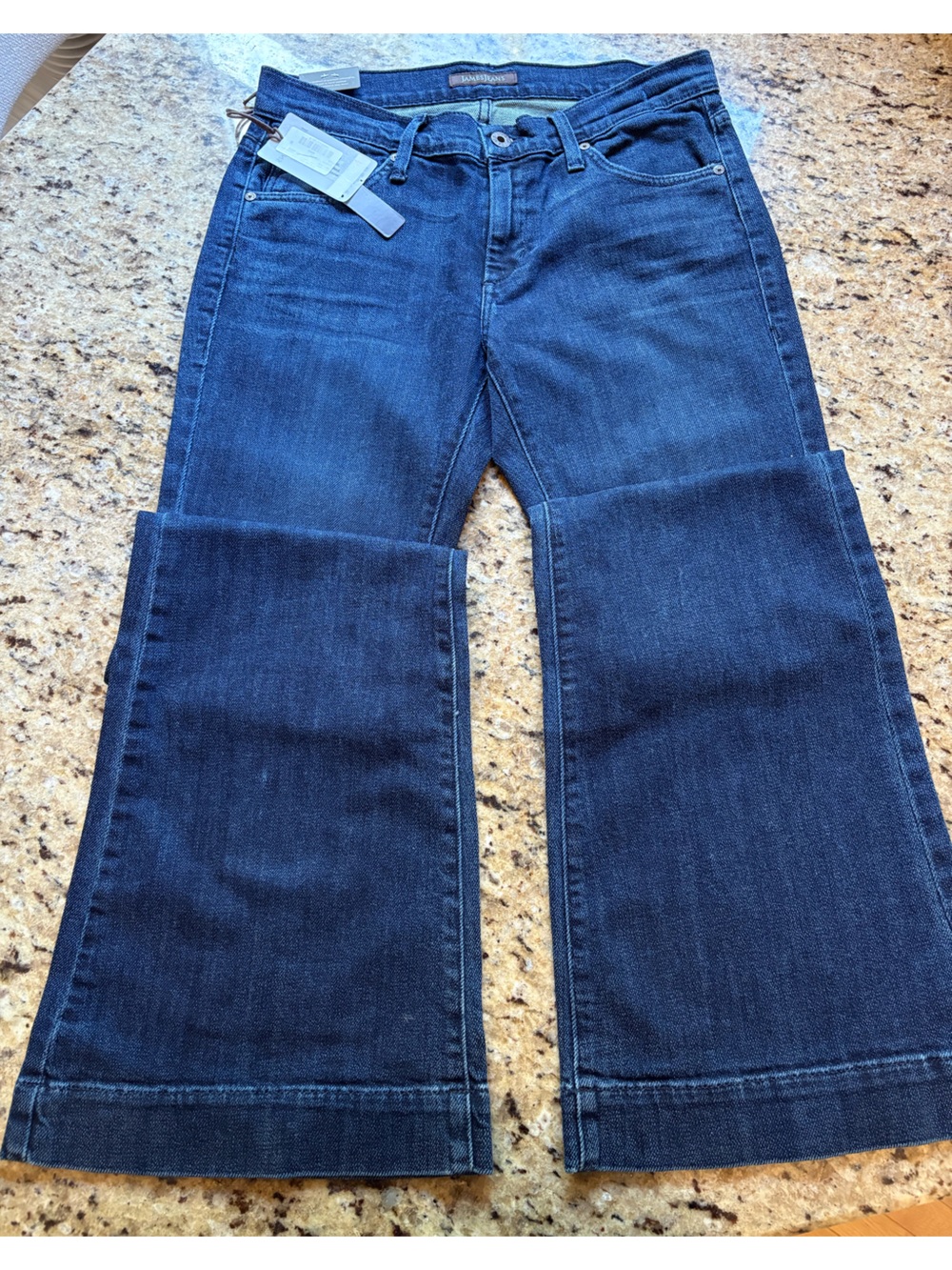 NWT James Jeans- Dark Blue, Humphrey Style, High Rise and Flare Leg Size 30